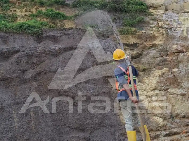 Antares Hydroseeding Project With LCC Antares Pertambangan