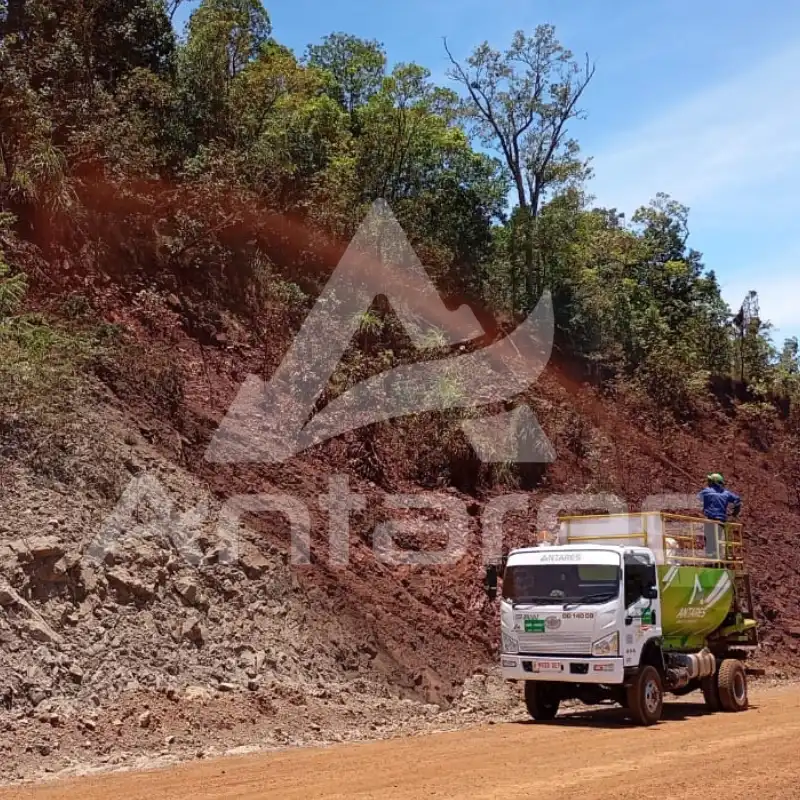 penyemprontan mesin hydroseeding